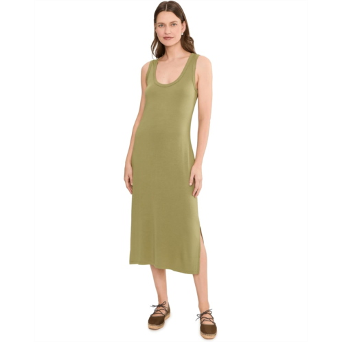 Tommy Bahama Drapey Ponte Sleeveless Midi Dress