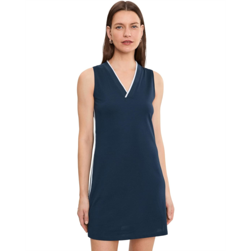 Tasc Performance Sleeveless Pique V-neck Dress