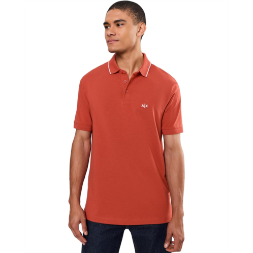 Mens Armani Exchange Slim Fit Small Logo Polo