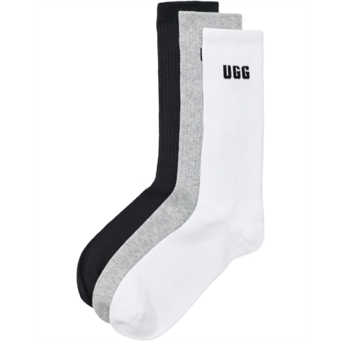 Mens UGG Leander Logo Crew 3-Pack