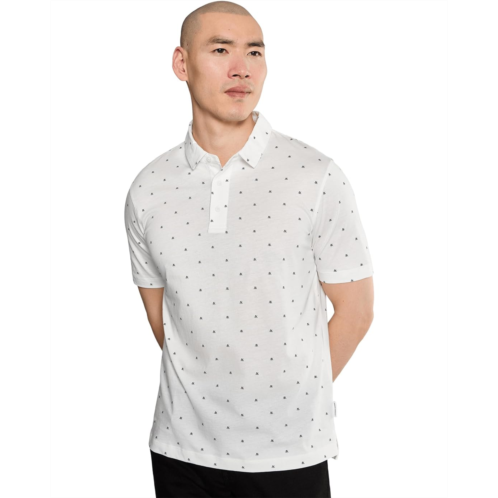 Mens Armani Exchange All Over Logo Polo