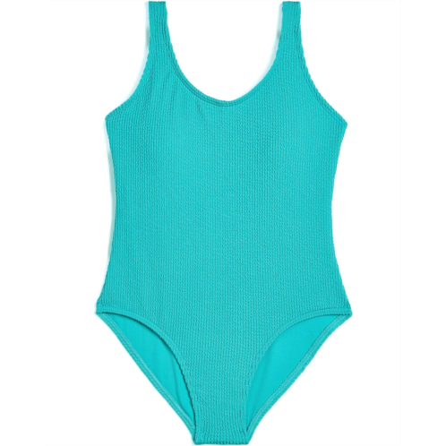 Girls Roxy Kids Crinkle Texture One-Piece (Big Kid)