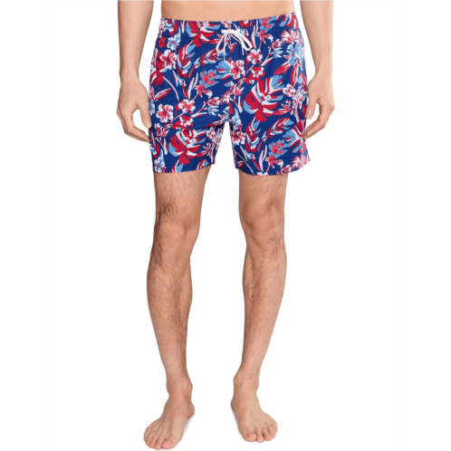 Chubbies The Star Spangled Blooms 5.5 (Classic Lined Swim Trunks)