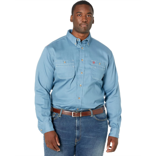 Mens Ariat Work Big & Tall FR Vented Long Sleeve Work Shirt