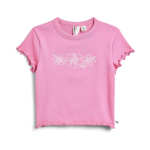 Girls Roxy Kids Hibiscus Trio Baby Tee (Big Kid)