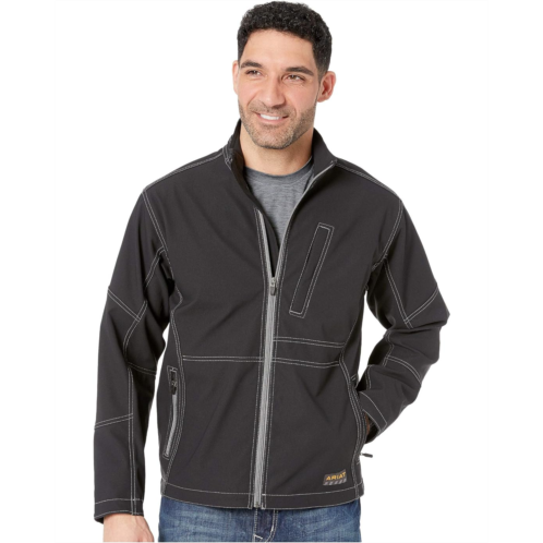 Mens Ariat Work Rebar Stretch Canvas SoftShell Jacket
