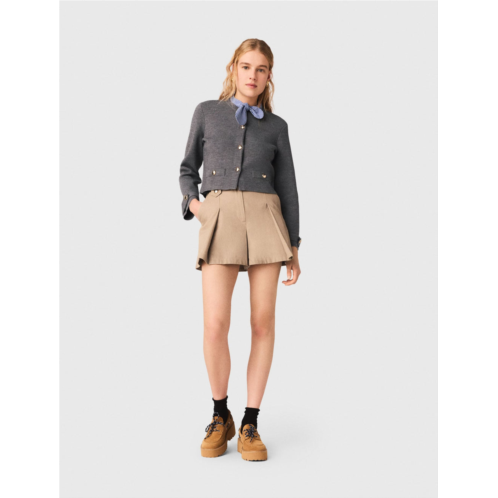 Maje cardigan with removable tie