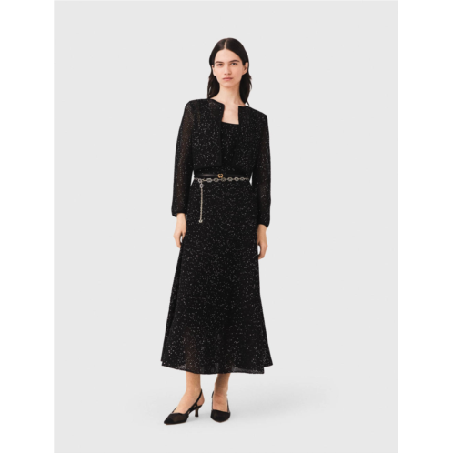 Maje rhinestone knit cardigan