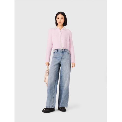Maje jewelled bow cardigan
