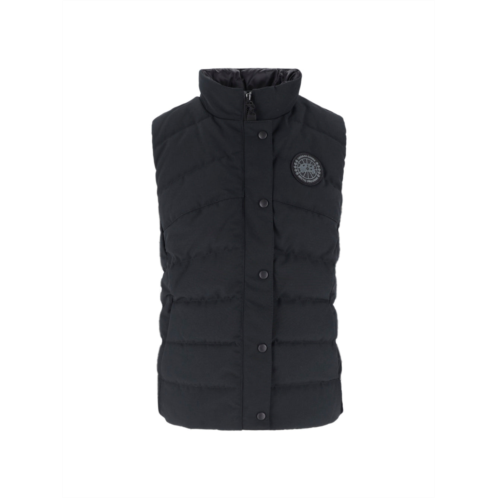 CANADA GOOSE black freestyle quilted padded outerwear vest