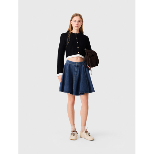 Maje cardigan with contrast band