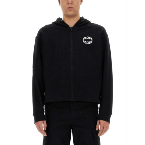 Moschino zip-up front sweatshirt