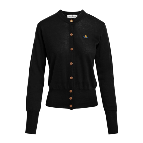 VIVIENNE WESTWOOD bea embroidered chest cardigan