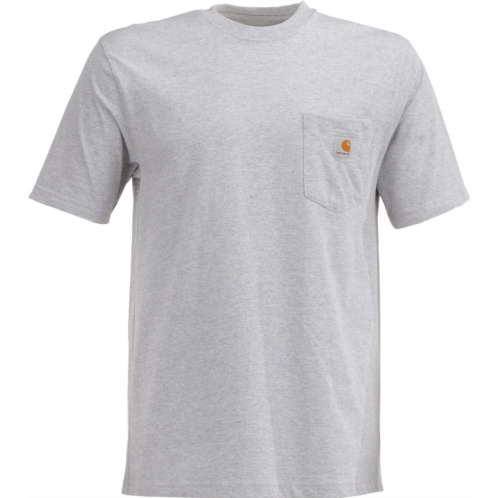 Carhartt Mens K87 Short Sleeve Workwear Pocket T-shirt Black
