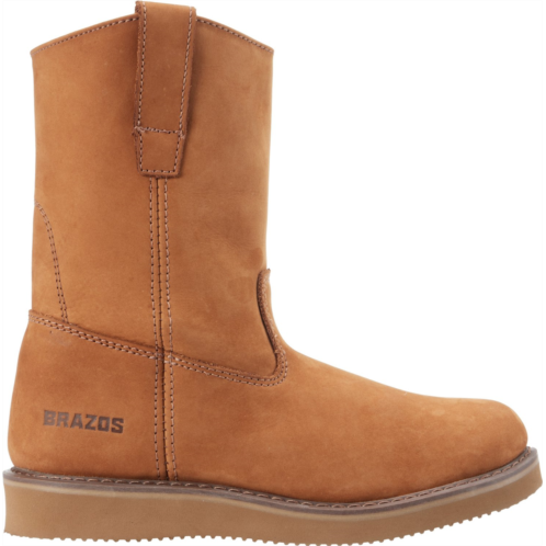 Brazos Mens Wellington Wedge Work Boot