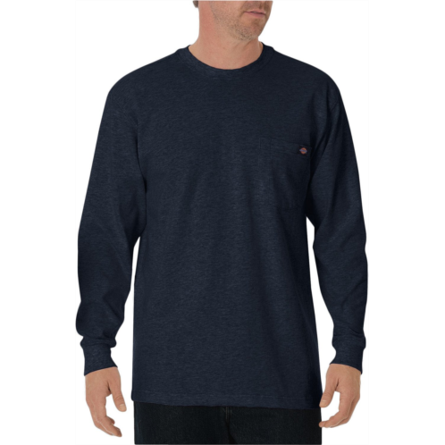 Dickies Mens Heavyweight Crew Neck Long Sleeve T-shirt Black