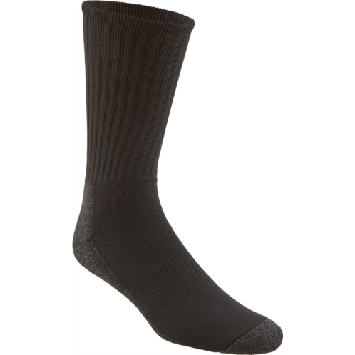 Brazos Mens Work Crew Socks 6 Pack White
