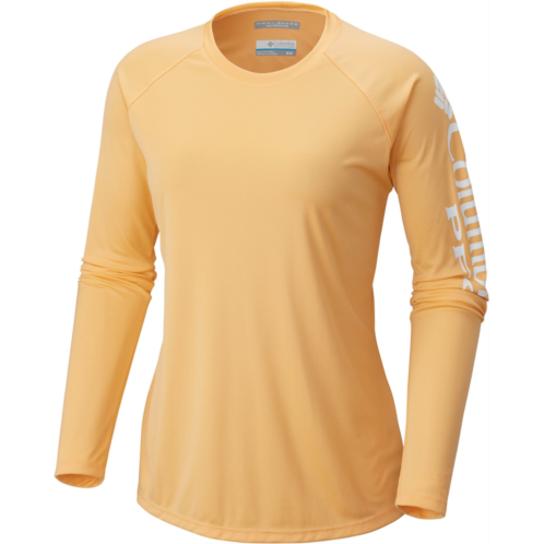 Columbia Sportswear Womens Tidal Tee II Long Sleeve T-shirt Tiki Pink
