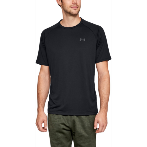Under Armour Mens UA Tech T-shirt Black / Graphite