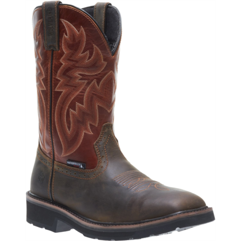 Wolverine Mens Rancher EH Steel Toe Wellington Work Boots Brown