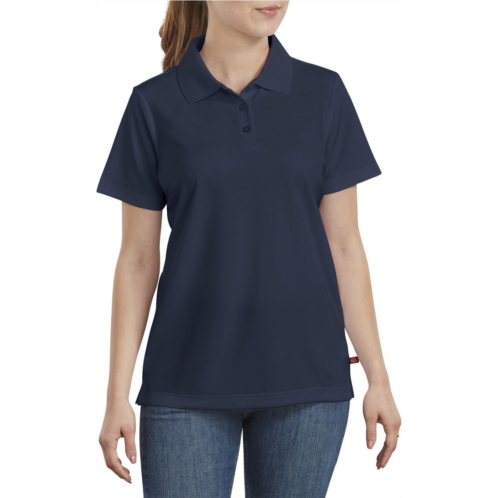 Dickies Womens Performance Short Sleeve Polo Black