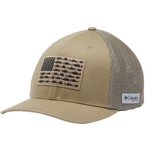 Columbia Sportswear Mens PFG Mesh Fish Flag Ball Cap Black