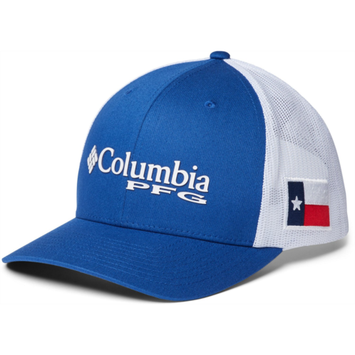 Columbia Sportswear Mens PFG Mesh Snapback Ball Cap Cypress / Bass