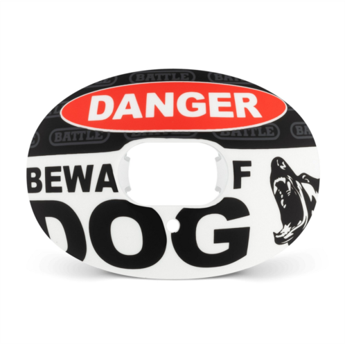 Battle Adults Beware of Dog Oxygen Football Mouth Guard