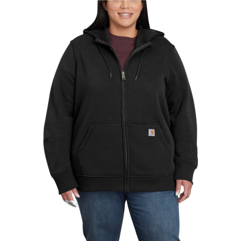 Carhartt Womens Clarksburg Full-Zip Plus Size Hoodie Black