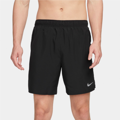 Nike Mens Dri-FIT Challenger Brief Lined Running Shorts 7 in Smoke Grey / Smoke Grey / Black / Reflective Silver