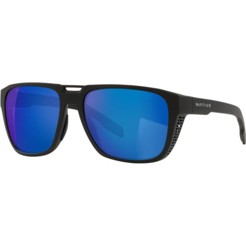 Native Eyewear Mens Mammoth Polarized Sunglasses Black / Blue