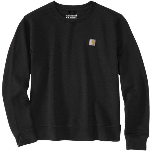 Carhartt Womens Relaxed Fit Midweight French Terry Crew Neck Sweatshirt Dusty Olive