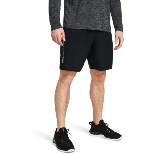 Under Armour Mens Woven Wordmark Shorts 8.25 in Distant Gray