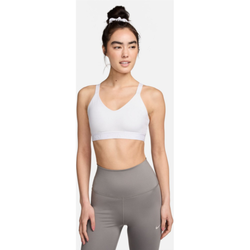 Nike Womens Dri-FIT Indy Medium Support Sports Bra White