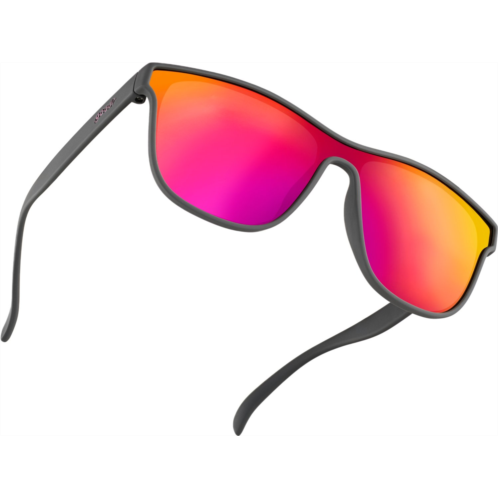 goodr VRG Voight Single Lens Sunglasses Dark Grey / Orange