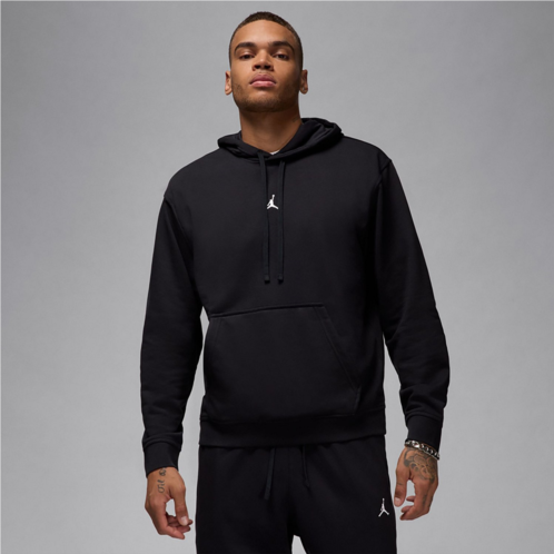 Jordan Mens Mens Dri-FIT Sport Crossover Pullover Hoodie Black / White