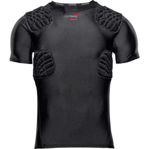 Zoombang Adults Titan Series Integrated Shoulder/Rib Short-Sleeve Shirt Black