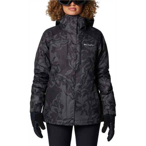 Columbia Sportswear Womens Whirlibird V Printed Interchange Jacket Snowdrift Timberwild