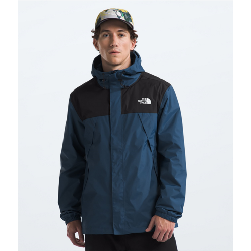 The North Face Mens Antora Rain Jacket Shady Blue-Tnf Black-Np