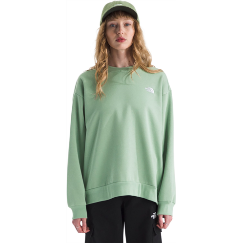 The North Face Womens Evolution Simple Dome Oversized Crew Sweatshirt Purple