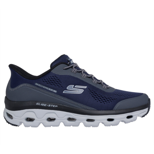 Skechers Mens Glidestep Sole Slip In Shoe Charcoal / Black