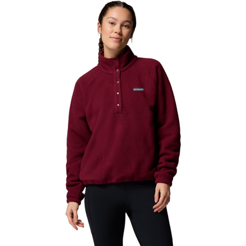 Columbia Sportswear Womens Jasper Ridge Fleece 1/2 Snap Jacket Eraser Pink