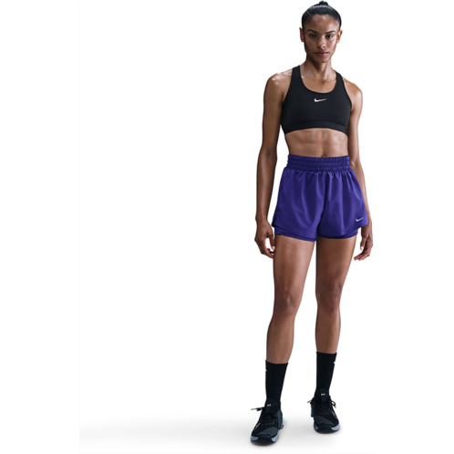 Nike Womens Swoosh Medium Support Nonpadded Sports Bra Black/(White)