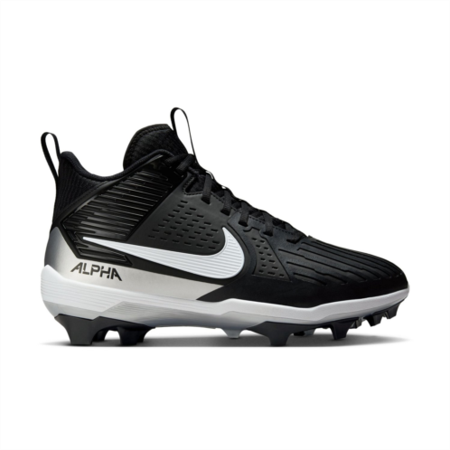 Nike Mens Alpha Menace Strong Football Cleats White / Black01