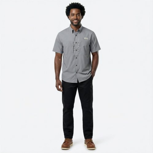 Magellan Outdoors Mens Falcon Lake Button Down Shirt Tourmaline