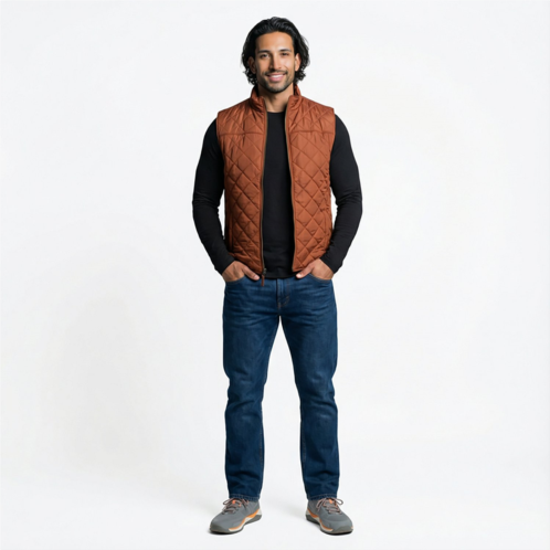 Magellan Outdoors Mens Campfire Quilted Vest