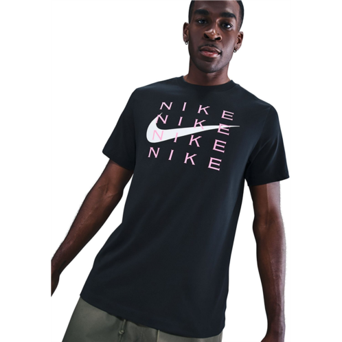 Nike Mens Sportswear Swoosh T-shirt Brown