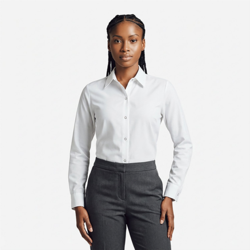 Red Kap Womens Specialized Pocketless Long Sleeve Work Shirt