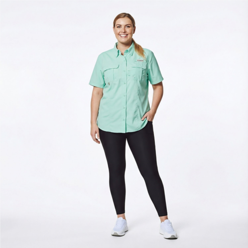 Magellan Outdoors Womens Laguna Madre Short Sleeve Fishing T-shirt Windsor Wine