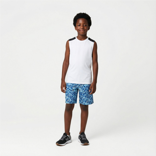 BCG Boys Compression Sleeveless Training Top Bright White